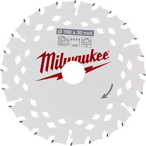 MILWAUKEE KRUŽNI LIST 190X30X1,8X24Z