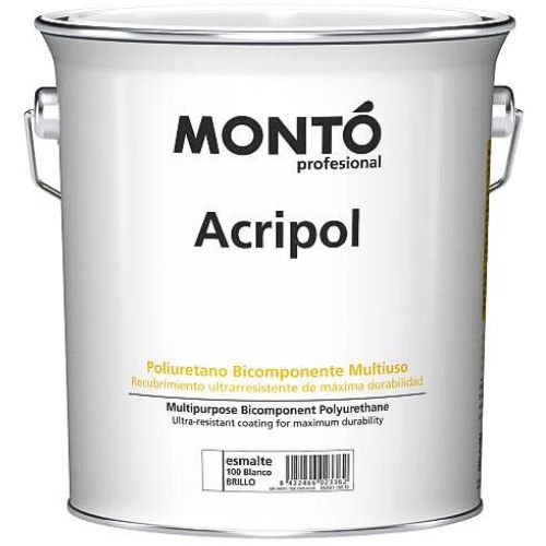 MONTO ACRIPOL BRILLO BLANCO 3,2L 2K PU