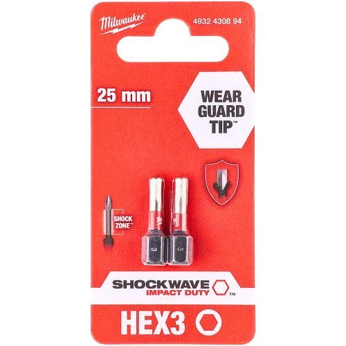 MILWAUKEE NASTAVAK HEX3 25 2/1