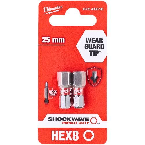 MILWAUKEE NASTAVAK HEX8 25 2/1