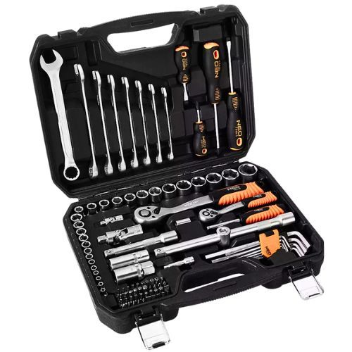 NEO SET KLJUČEVA NASADNIH 1/2 , 1/4 100DJ