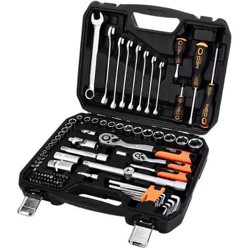 NEO SET KLJUČEVA NASADNIH 1/2 , 1/4 100DJ