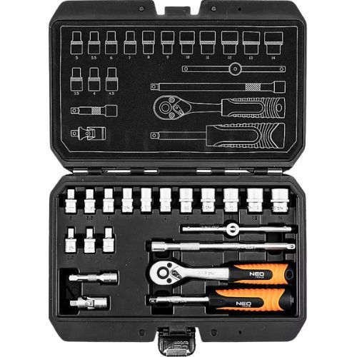 NEO SET KLJUČEVA NASADNIH 1/4 20DJ