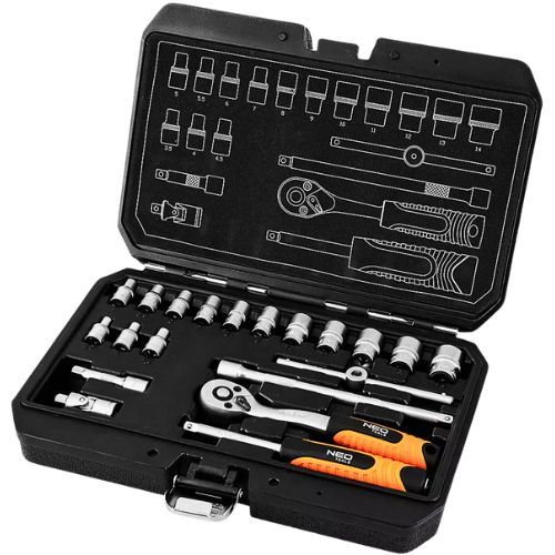 NEO SET KLJUČEVA NASADNIH 1/4 20DJ