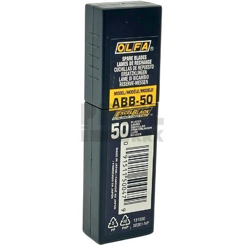 OLFA NOŽ 9MM ABB-50 BLACK 50/1
