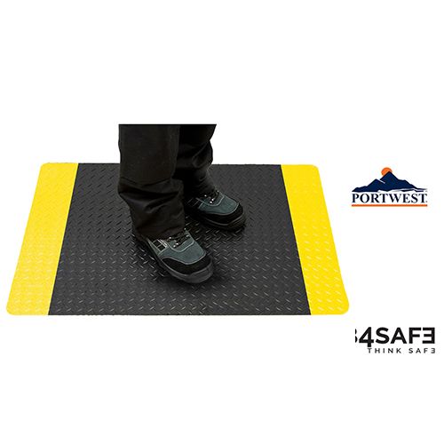 OTIRAČ ANTI FATIGUE FOAM MT51 CRNO/ŽUTI