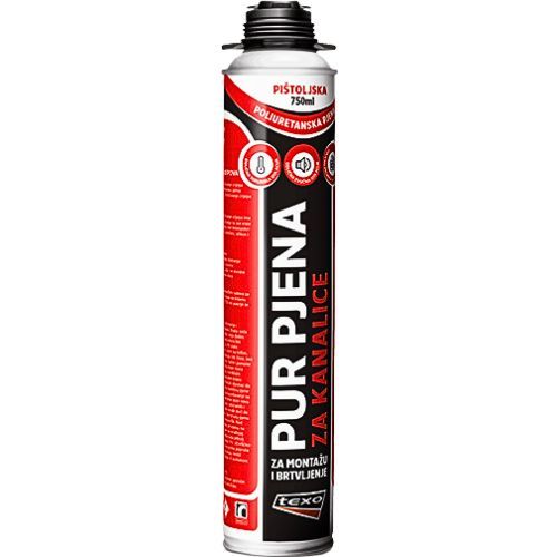 PUR PJENA TEXO PIŠTOLJSKA ZA KANALICE 750ML