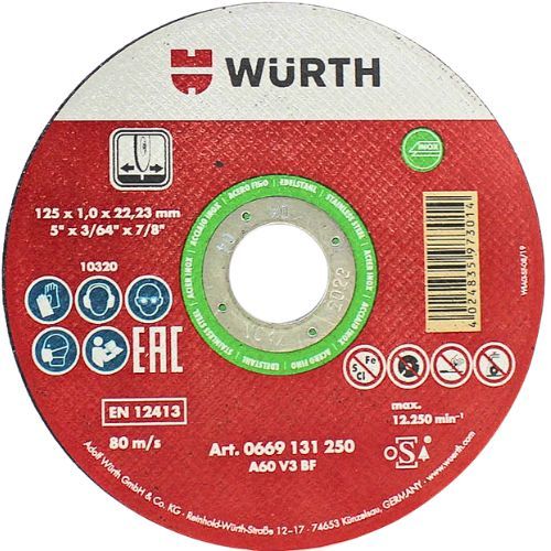 REZNA PLOČA INOX 125 W