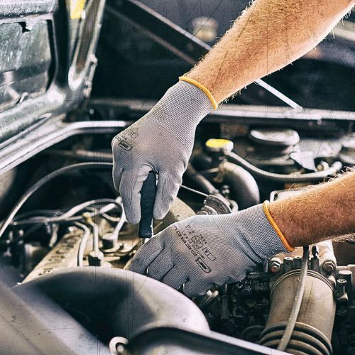 RUKAVICE NANO FLEX SIVA 8 - 5/1