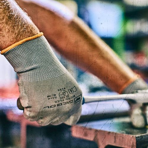 RUKAVICE NANO FLEX SIVA 8 - 5/1