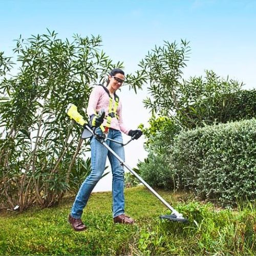 RYOBI RBC18X20B4F AKU TRIMER (18V,33CM,POJAS,NOŽ 1X4,0AH)