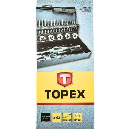 SET NAREZNICA I UREZNIKA M3-M12 TOPEX 32DJ