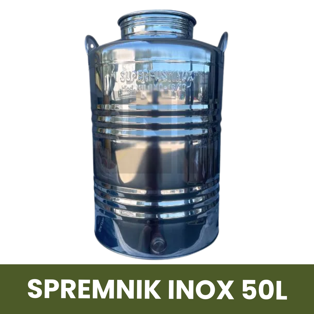 SPREMNIK 50L INOX ZA ULJE