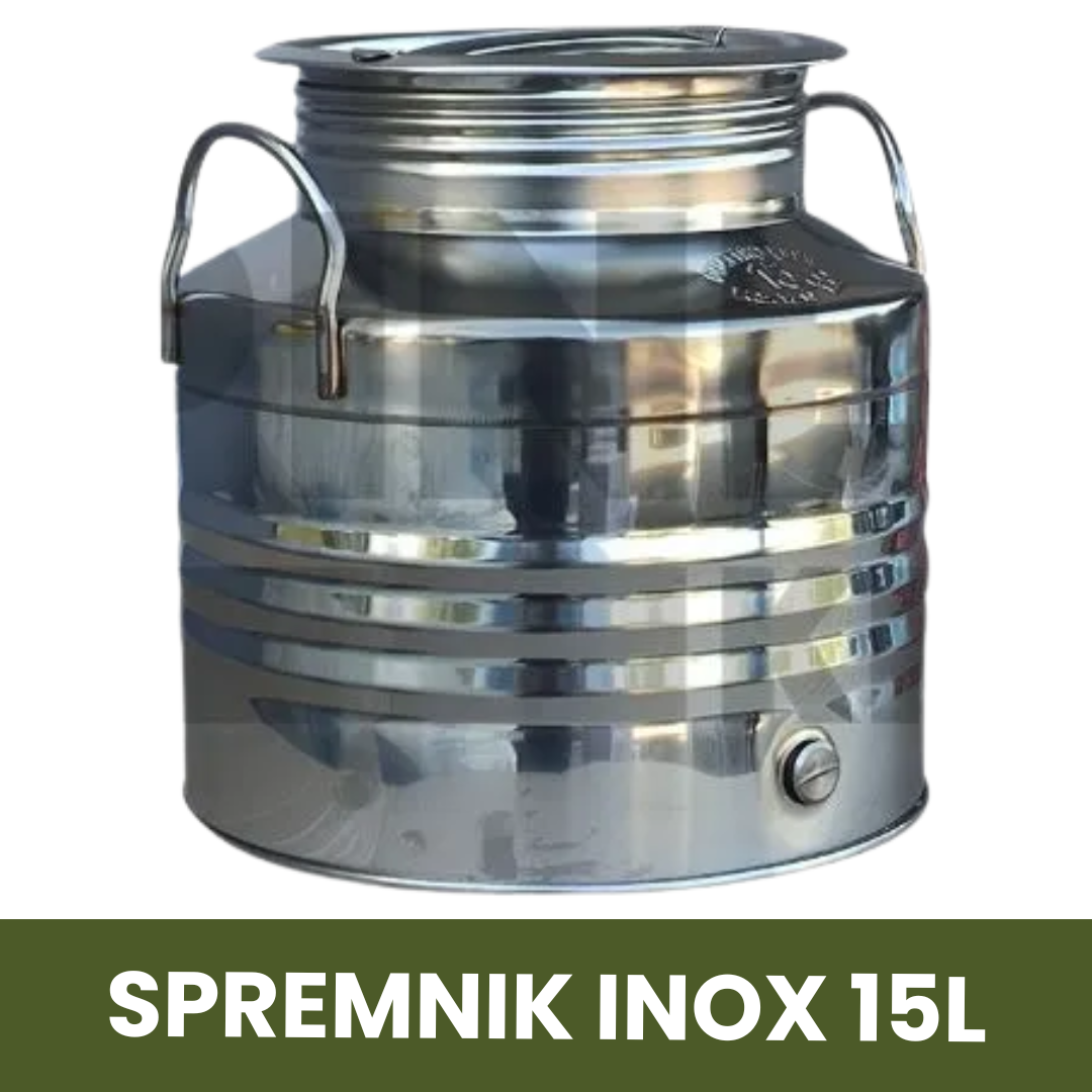 SPREMNIK INOX 15L ZA ULJE