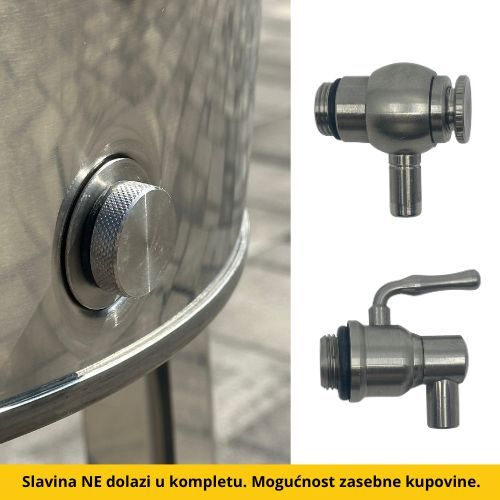 SPREMNIK INOX 15L ZA ULJE