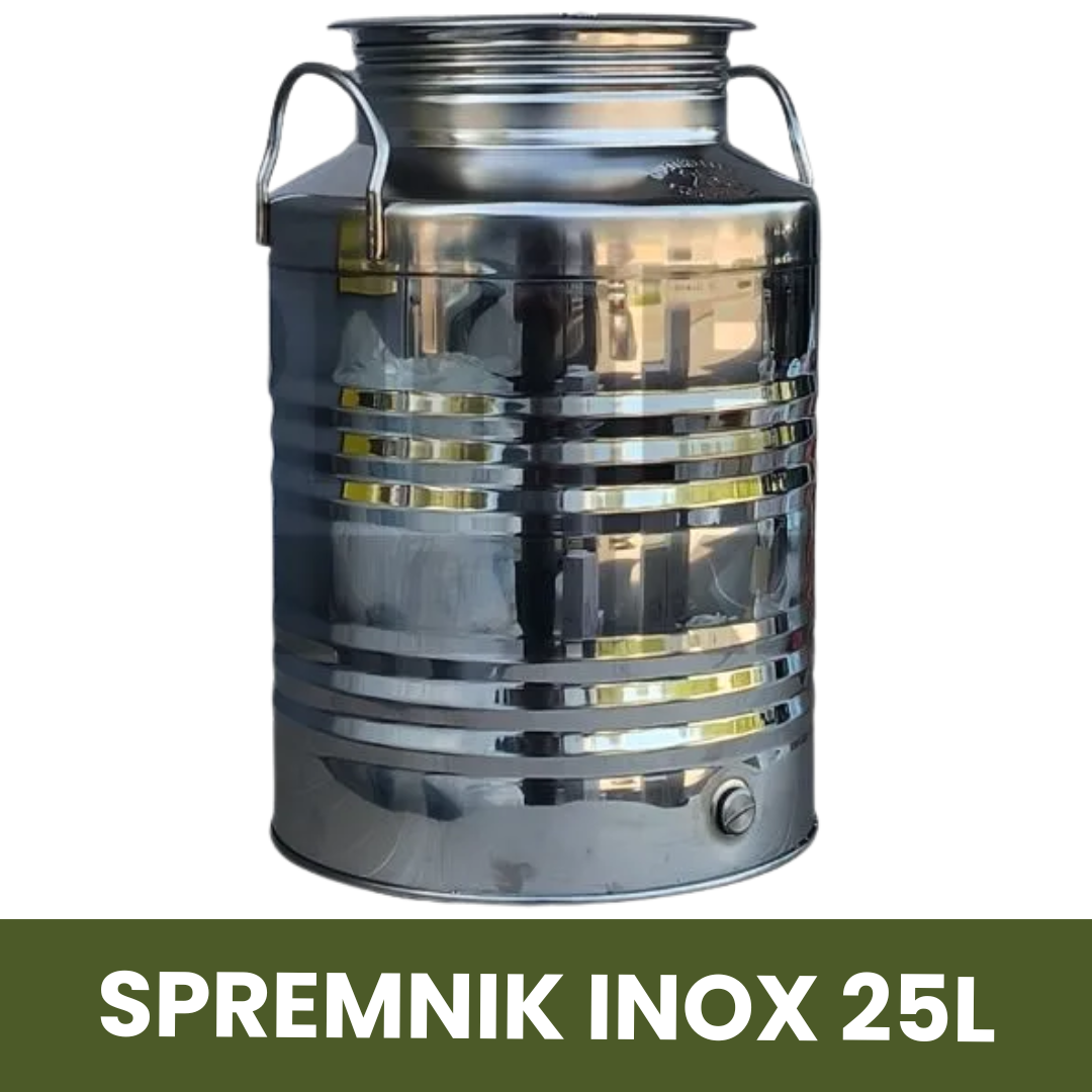 SPREMNIK INOX 25L ZA ULJE