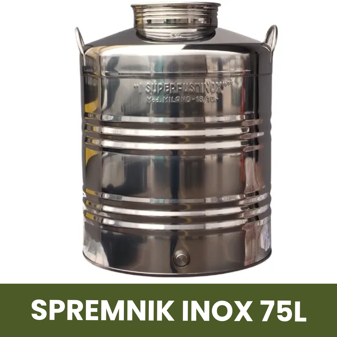SPREMNIK INOX 75L ZA ULJE