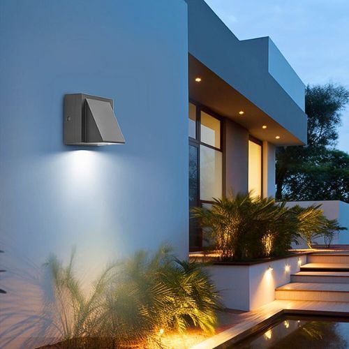 SVJETILJKA ZIDNA SIVA 6W 3/1 78X75MM IP65