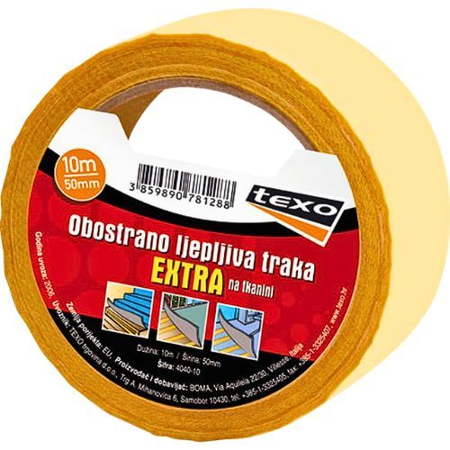 TRAKA OBOSTRANO LJEPLJIVA NA TEXTILU 50MMX25M