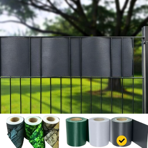 TRAKA ZA OGRADU PVC 0,19X35M SIVA