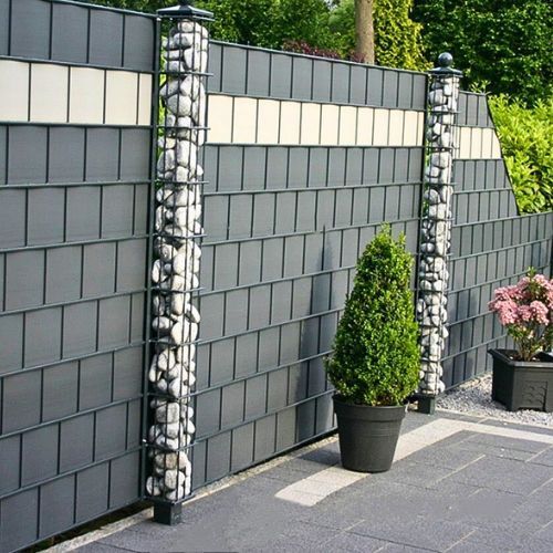 TRAKA ZA OGRADU PVC 19X3500CM ANTRACIT 7016