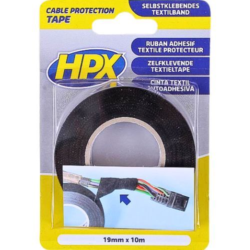 TRAKA ZA ZAŠTITU KABLOVA CRNA 19MMX10M