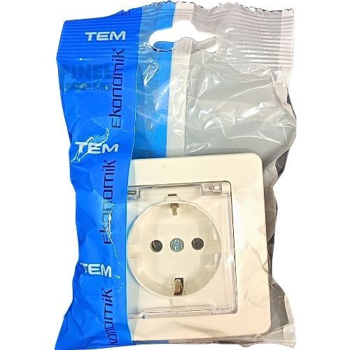 UTIČNICA EKONOMIK BIJELA S POKLOPCEM PROZIRNIM