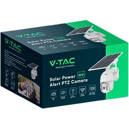 WIFI HD SMART SOLARNA KAMERA SA SENZOROM BIJELA
