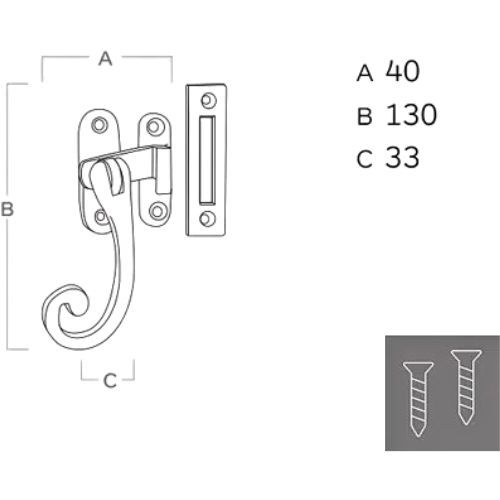 ZASUN KOVANI BMS-031 SA ZATVARAČEM