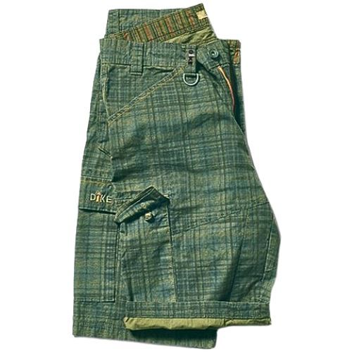 HLAČE KRATKE DIKE PANEL GREEN MOSS L