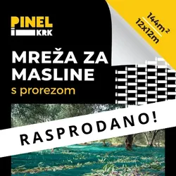 MREŽA ZA MASLINE 12X12 SA PROREZOM 3kom | Pinel Krk