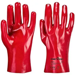 RUKAVICE PVC GAUNTLET 27CM CRVENE XL | Pinel Krk