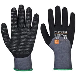 RUKAVICE DERMIFLEX ULTRA PLUS A353 SIVO/CRNE XL | Pinel Krk