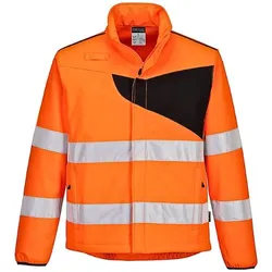 JAKNA SOFTSHELL PW275 HI VIS 2L NAR/CRNO L | Pinel Krk