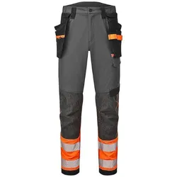 HLAČE HI VIS EV442 STRETCH DET. HOLSTER NARANČASTO/SIVE 40 | Pinel Krk