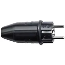 NATIKAČ GUMENI 16A/230V IP44 CRNI | Pinel Krk
