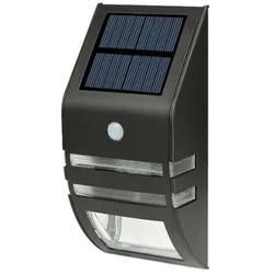 SVJETILJKA LED ZIDNA SOLARNA SA SENZOROM 50LM IP44 CRNA | Pinel Krk