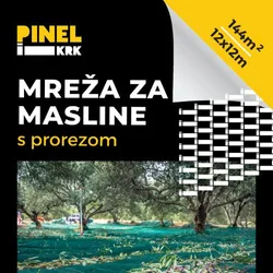 MREŽA ZA MASLINE 12X12 SA PROREZOM | Pinel Krk