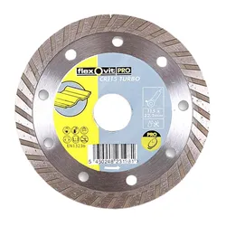 PLOČA DIJAMANTNA FLEXOVIT 230X10X2.6 CR230 TURBO | Pinel Krk