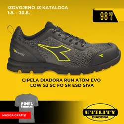 CIPELA DIADORA RUN ATOM EVO LOW S3 SC FO SR ESD SI | Pinel Krk