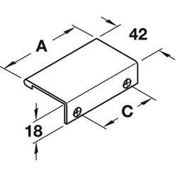 RUČKICA ZA NAMJ NIKL MAT 40X42MM | Pinel Krk