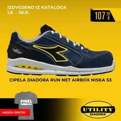 CIPELA DIADORA RUN NET AIRBOX NISKA PLAVA S3 | Pinel Krk
