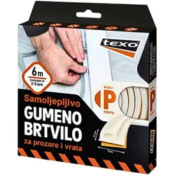 BRTVA GUMENA P PROFIL 6M BIJELA | Pinel Krk