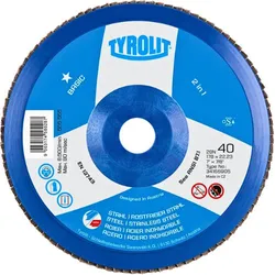 DISK LAM. TYR. INOX I ČELIK 125X22,23 G120 | Pinel Krk