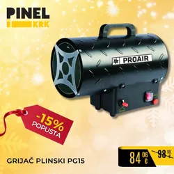 GRIJAČ PLINSKI PG15 | Pinel Krk