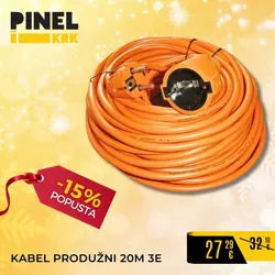 KABEL PRODUŽNI 20M 3E | Pinel Krk