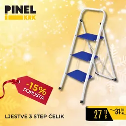 LJESTVE 3 STEP ČELIK | Pinel Krk