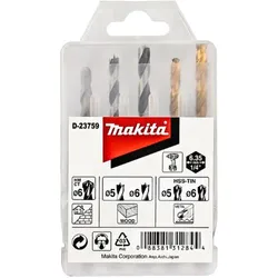 MAKITA SET SVRDALA 1/4" 5/1 (DRVO,METAL,KAMEN) D-23759 | Pinel Krk