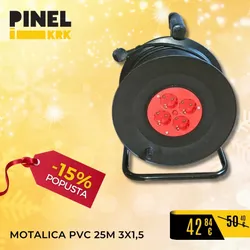 MOTALICA PVC 25M 3X1,5 | Pinel Krk
