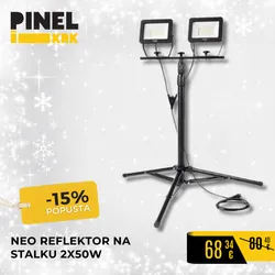 NEO REFLEKTOR NA STALKU 2X50W | Pinel Krk